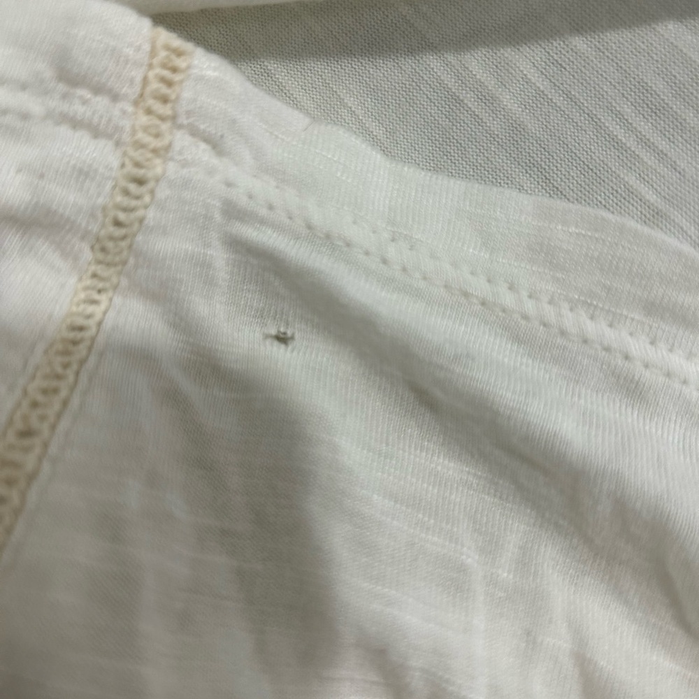 American Eagle Outfitters Cream Lace Tank Top - Picture 6 of 6